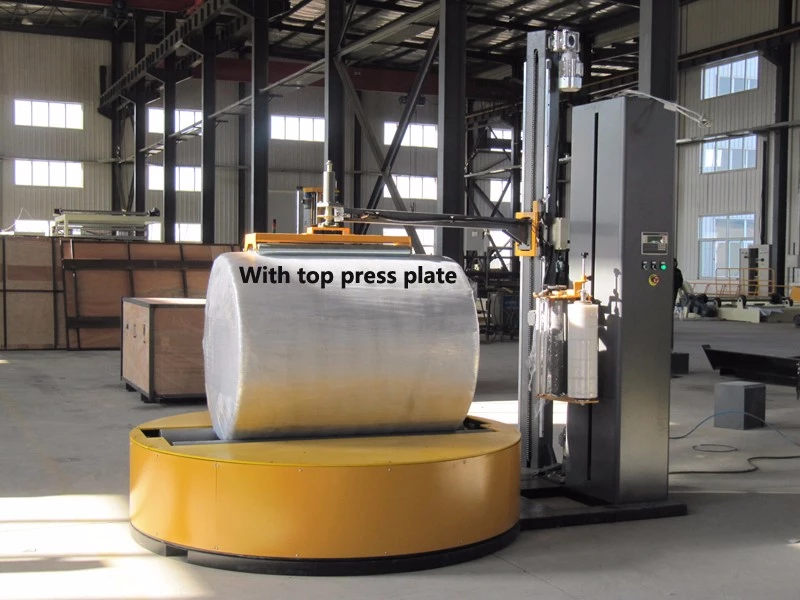 서류상 공장을 위한 원통 모양 뻗기 필름 감싸는 포장 기계